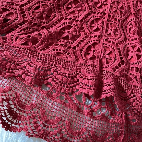Ella Moss/Anthro crochet skirt - Picture 2 of 5